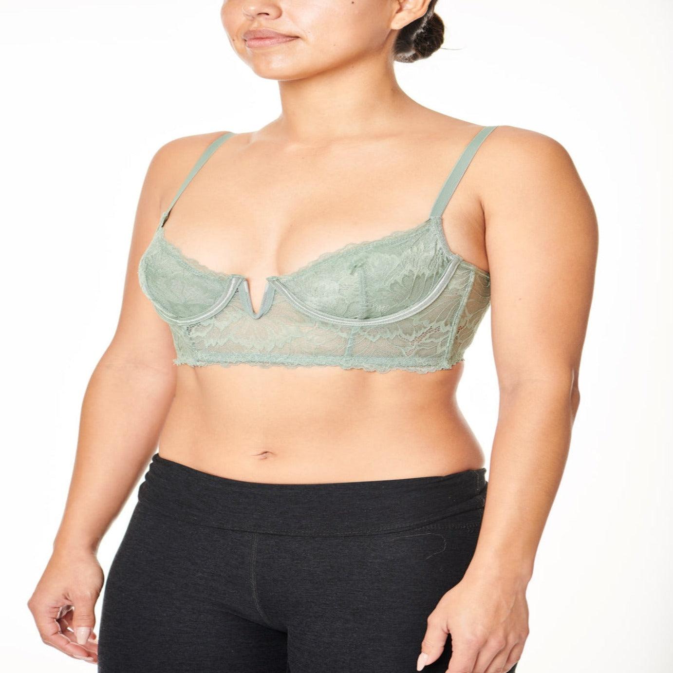 Spree Soft Cup Lace Bra- Mint Green - A. Taylor Intimates LLC