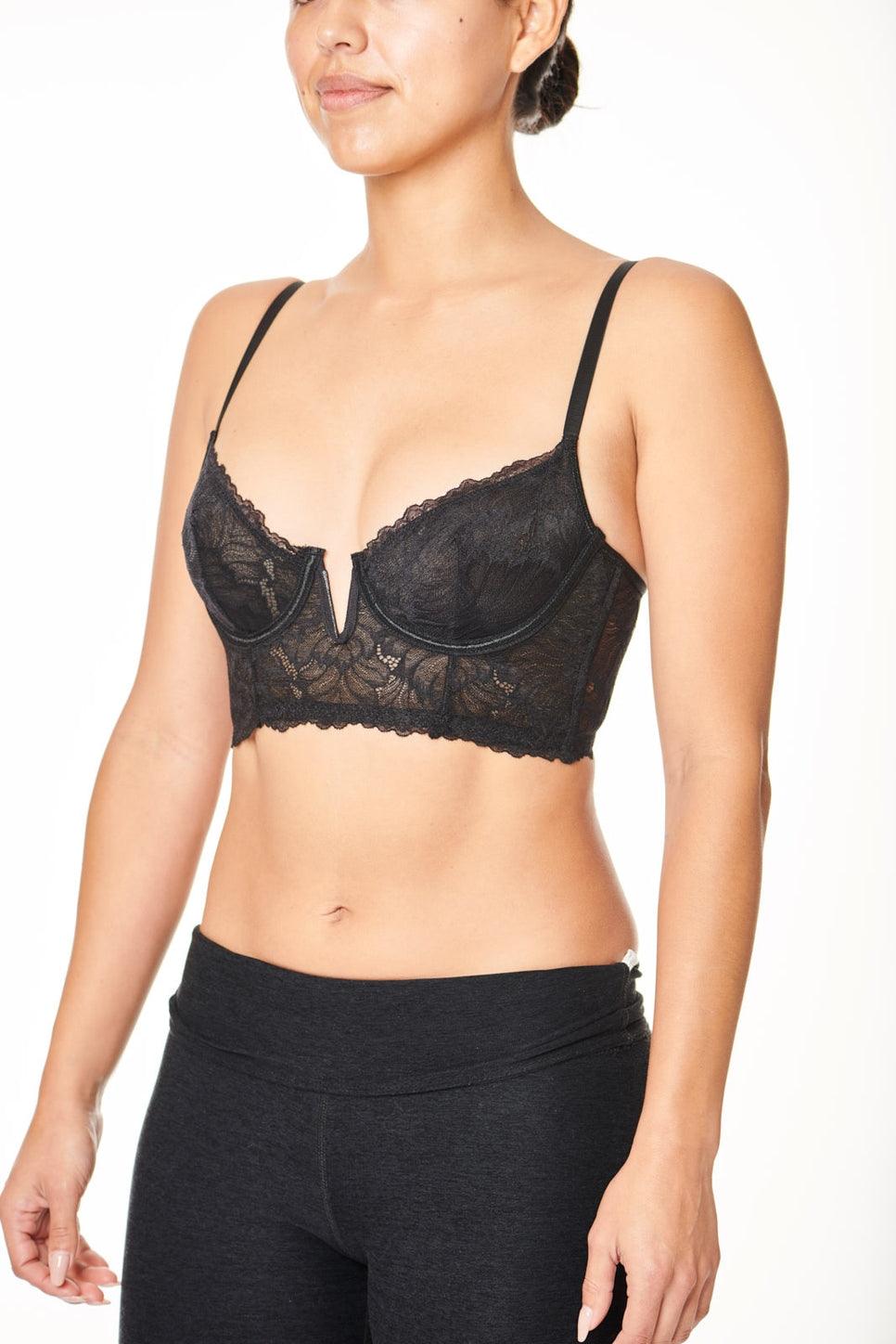 Spree Soft Cup Lace Bra- Black - A. Taylor Intimates LLC