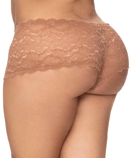 Lace Boyshort Taupe