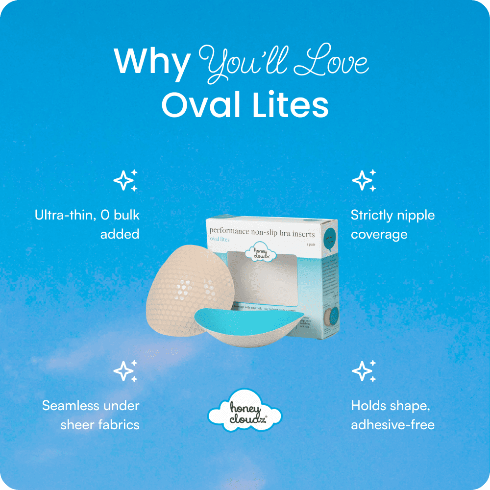 Oval Lites (Nipple Covers) Bra Inserts
