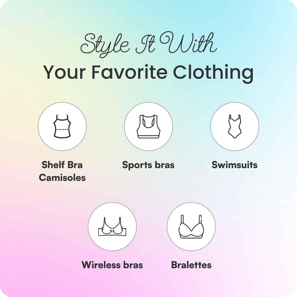 Triangle Classic Bra Inserts