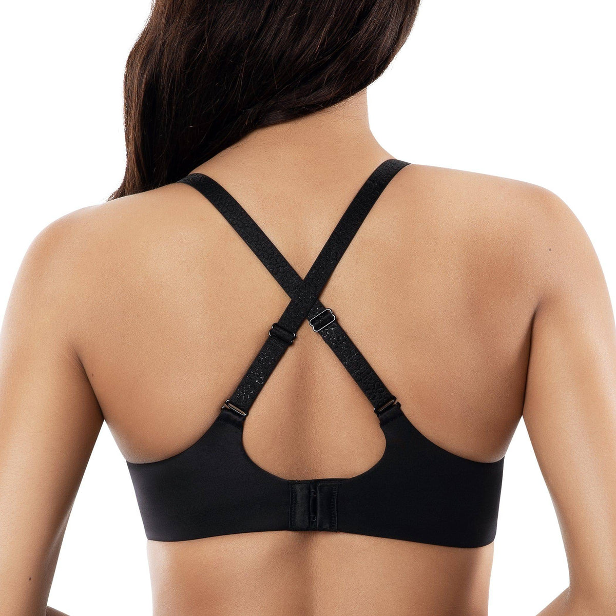 Elise Underwire Full Bust Everyday T-Shirt Bra - Black