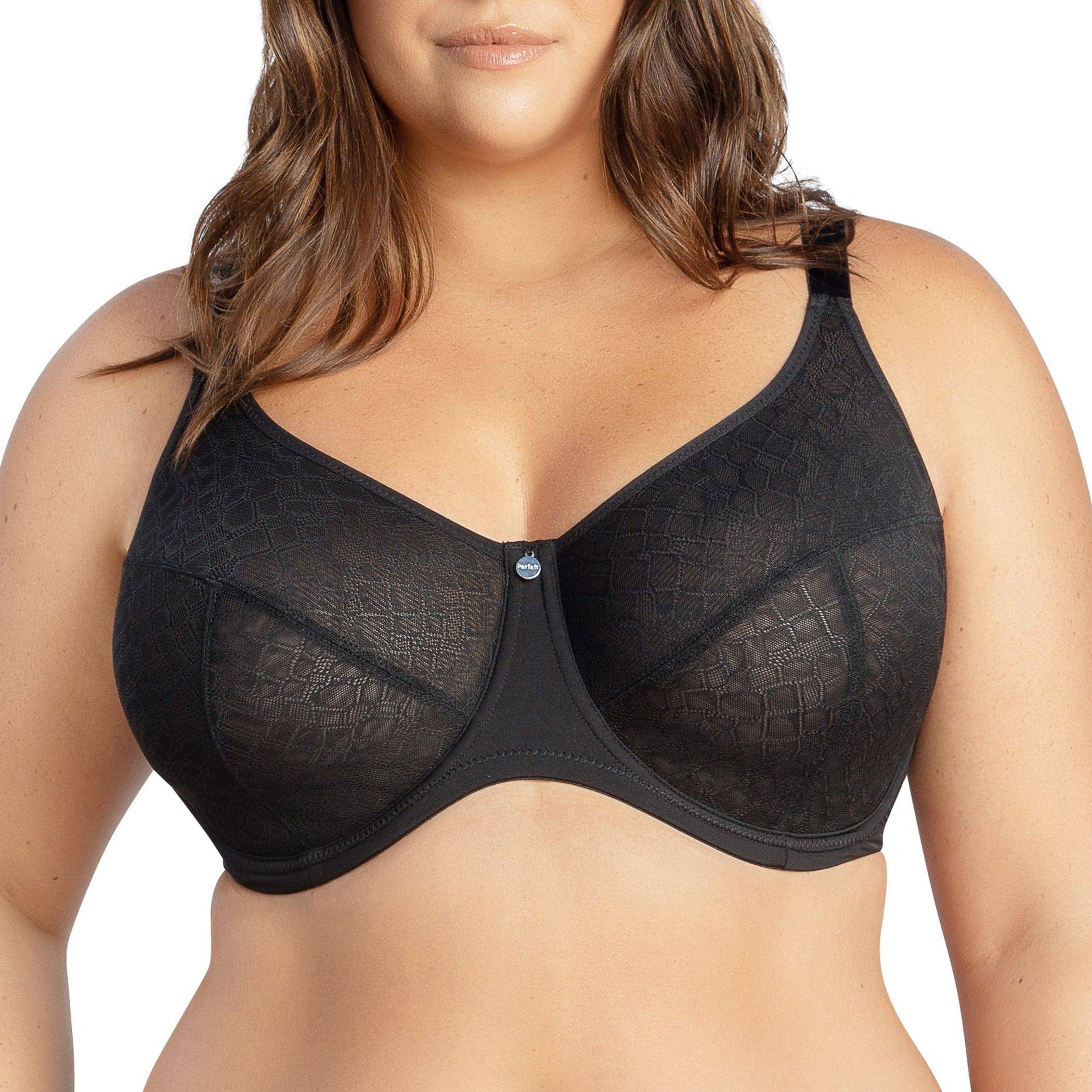 Enora Minimizer Full Bust Supportive Bra - Black