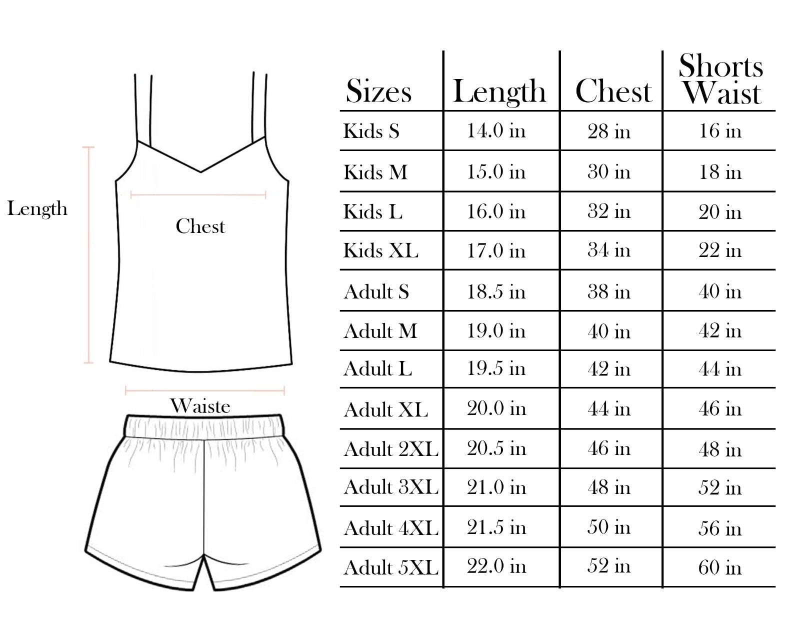 Adjustable Tie-Strap Top & Shorts Satin Pajama Set